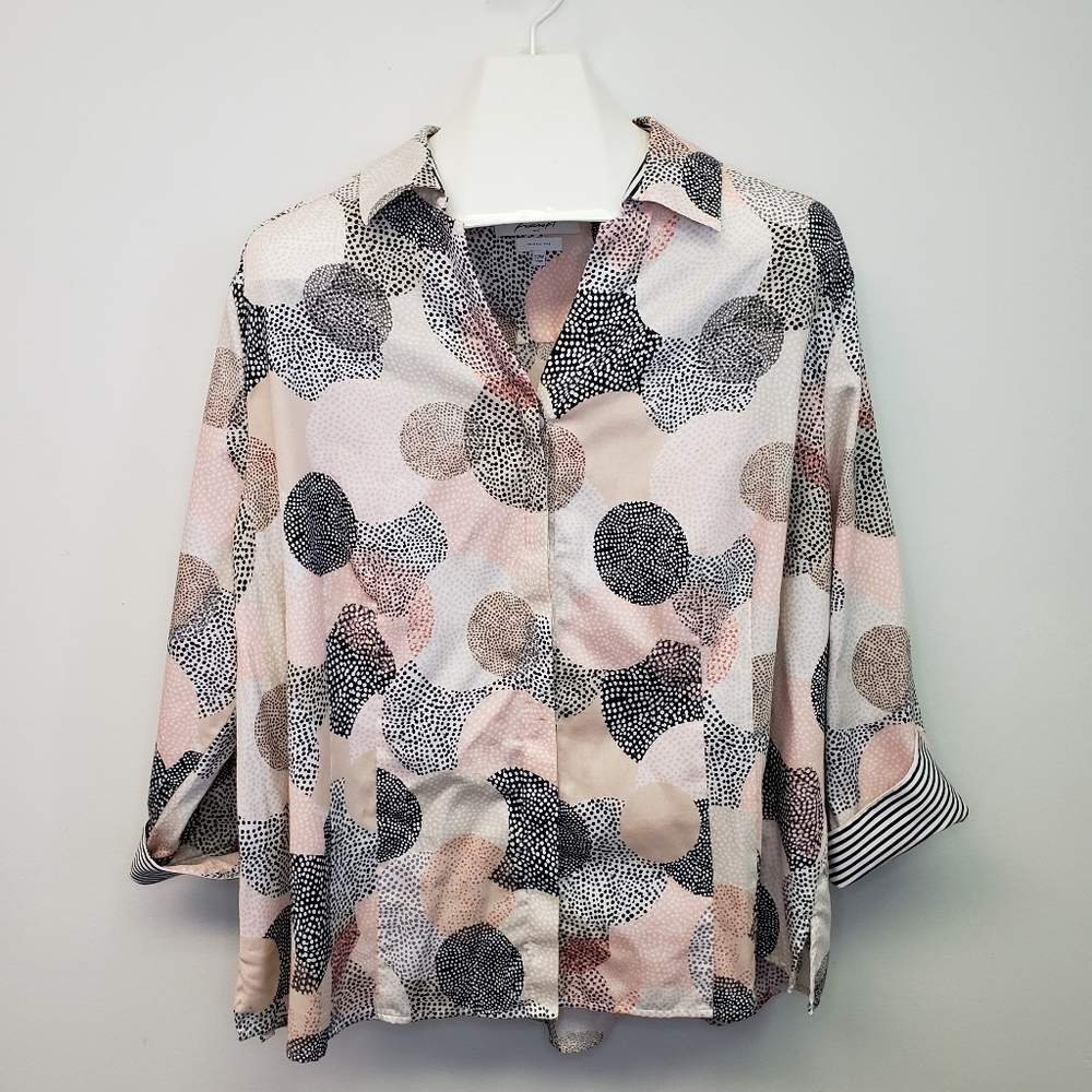 Foxcroft NYC Blouse Size 22W Fitted